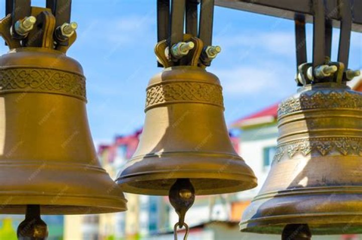 What are mission bells made of