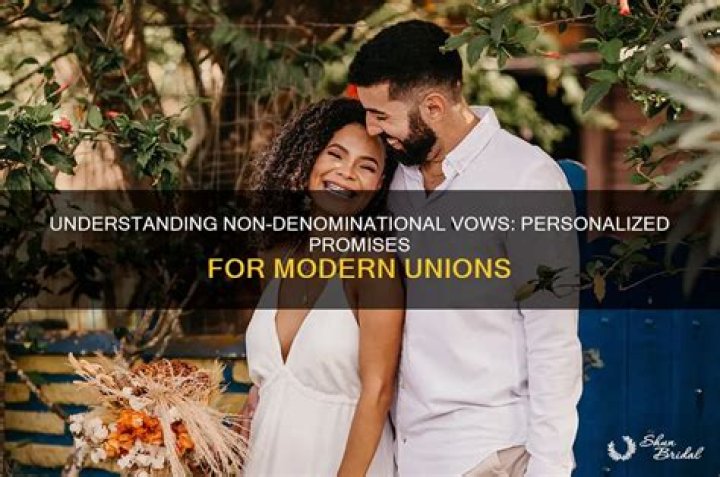What are non denominational vows