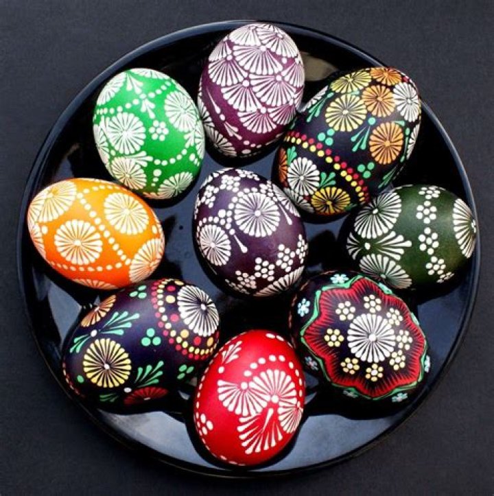 What are Russian painted eggs called