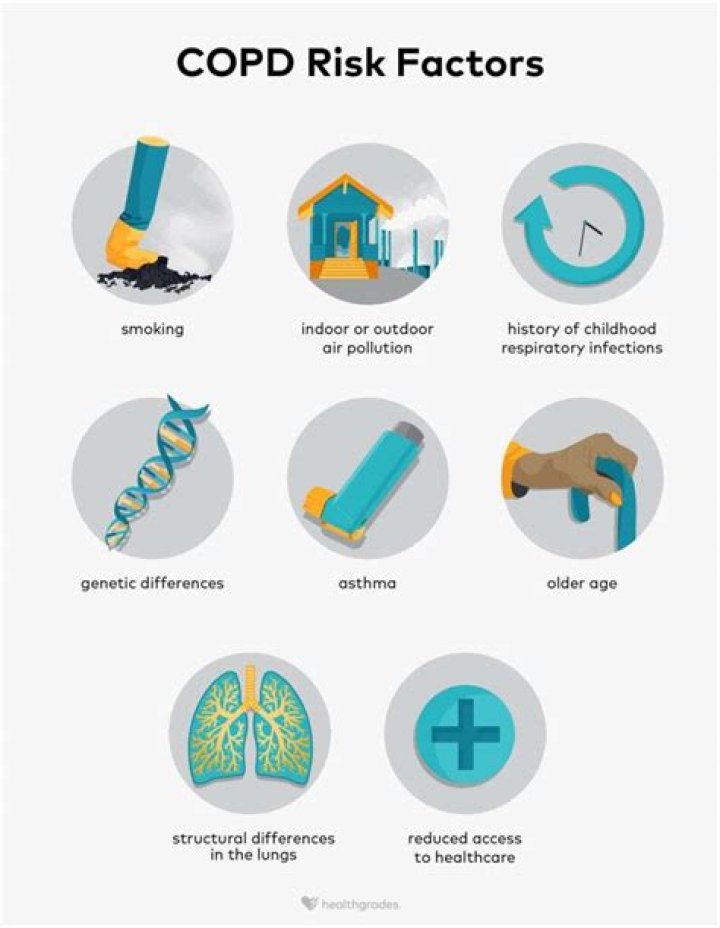 What are some risk factors for COPD
