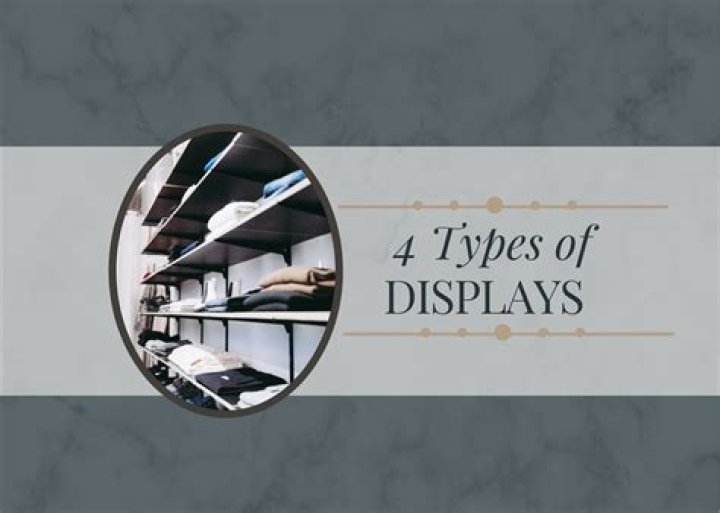What are the 4 basic types of displays