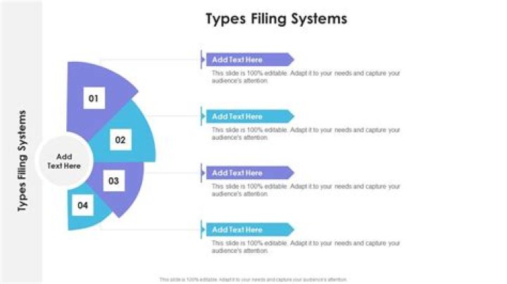 What are the 5 basic filing systems