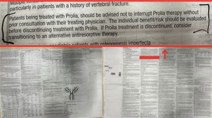 What are the dangers of Prolia
