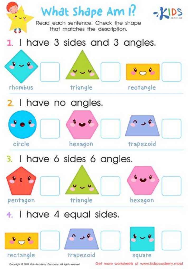 What are the different shapes in mathematics