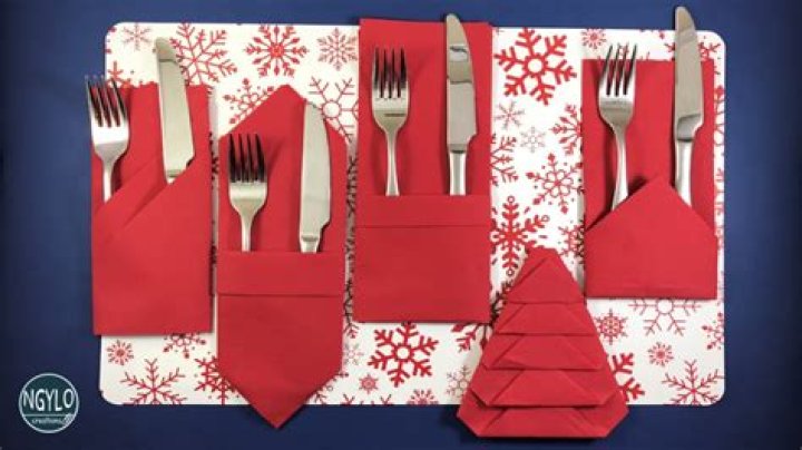 What are the different table napkin folding