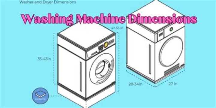 What are the dimensions of a washing machine