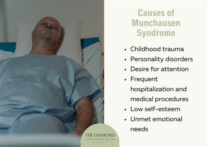 What are the signs of Munchausen syndrome