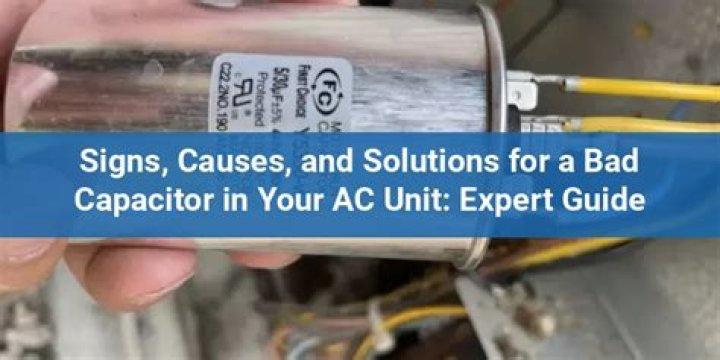 What are the symptoms of a bad capacitor