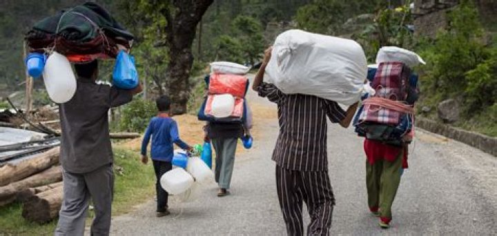 What are three examples of forced migration
