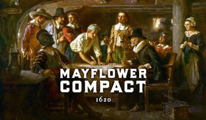 What are two significant facts about the Mayflower Compact