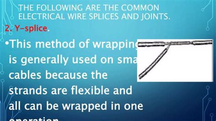 What are wire splices