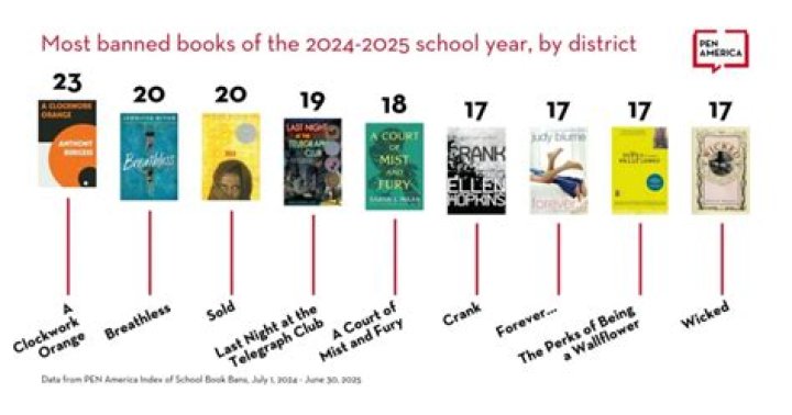 What books are banned from schools