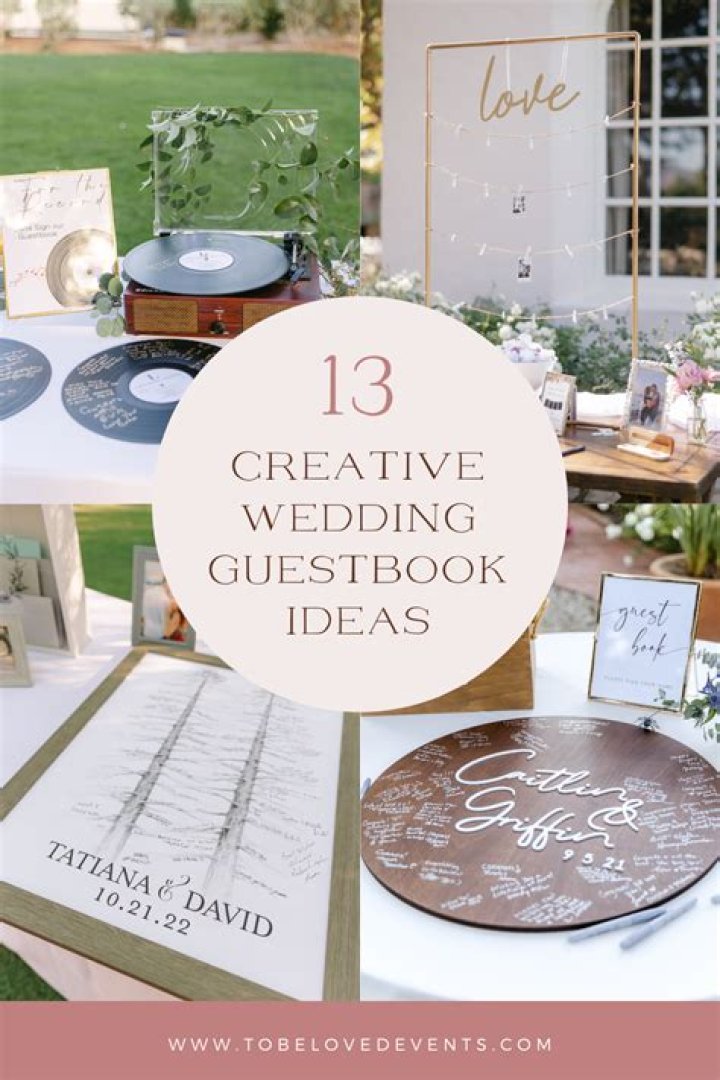 What can I use instead of a wedding guest book