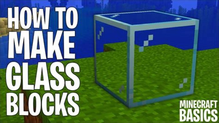 What can you build with glass in Minecraft