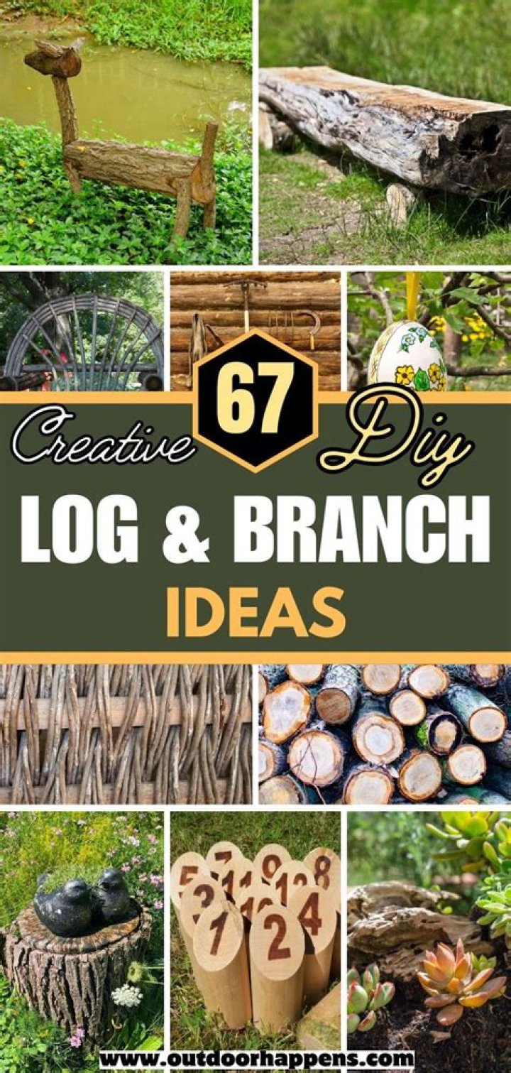 What can you make with tree logs
