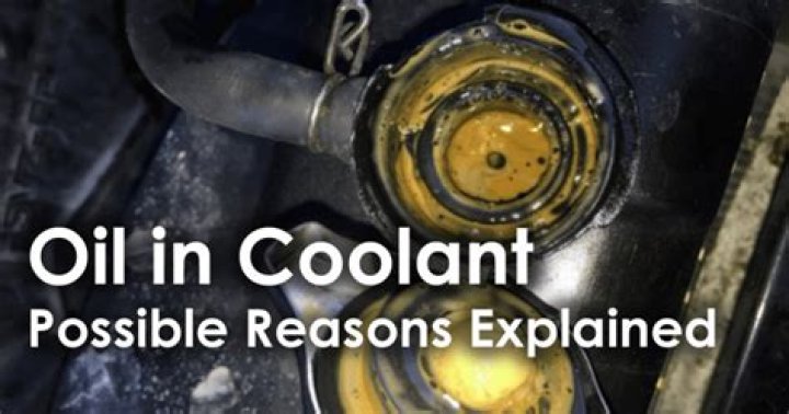 What causes coolant to leak into oil