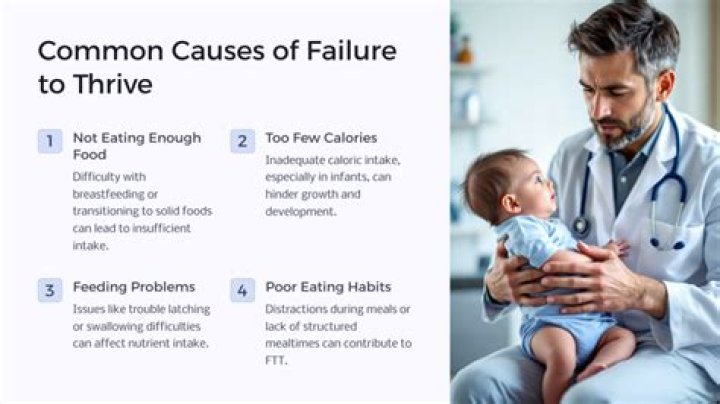 What causes failure to thrive in a baby