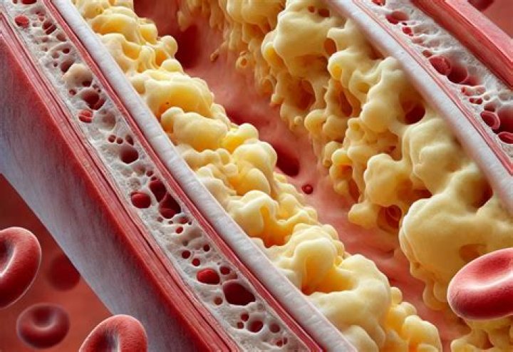What causes plaque to build up in arteries