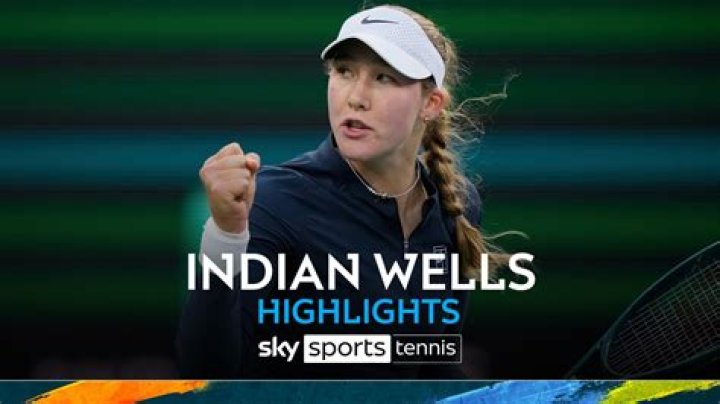 What channel is the Indian Wells final on