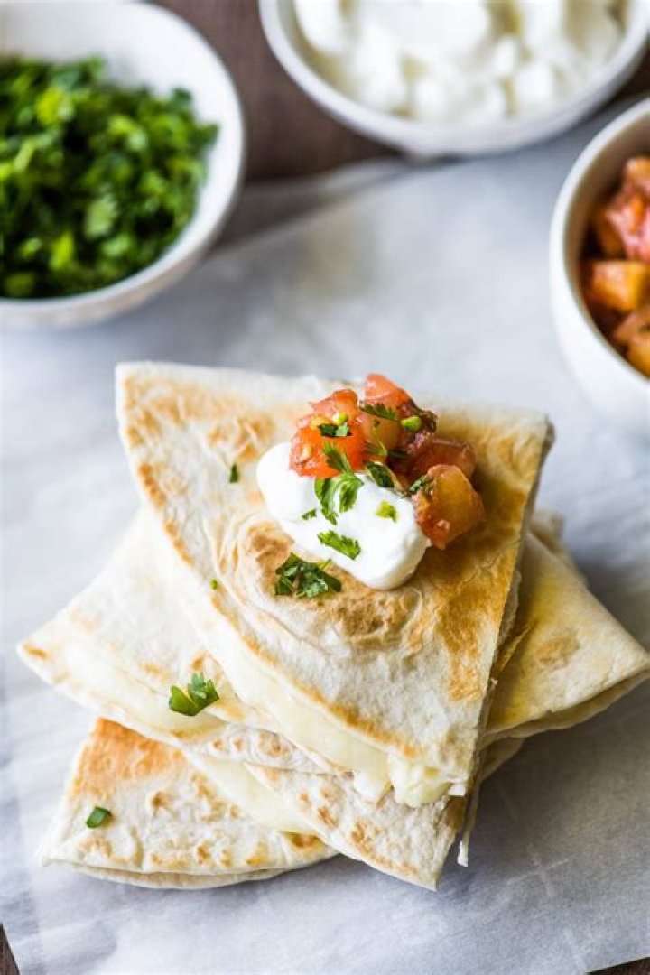 What cheese is in quesadillas