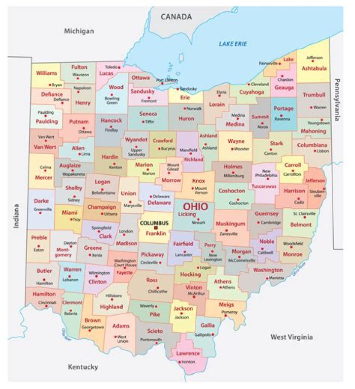 What cities are in northern Ohio