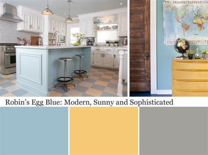 What color goes with robins egg blue