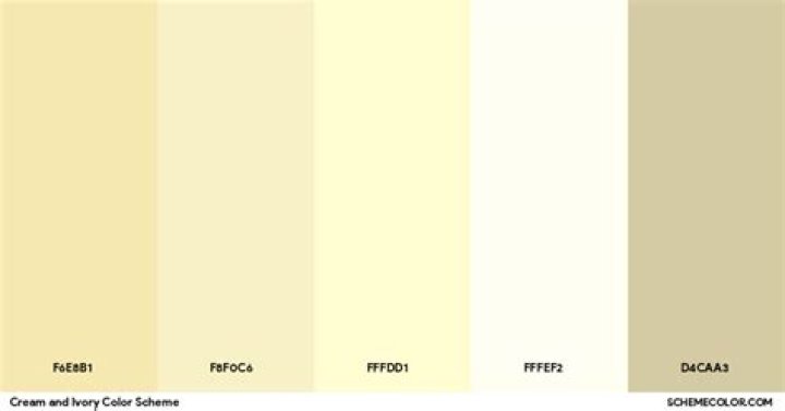 What color is ivory cream