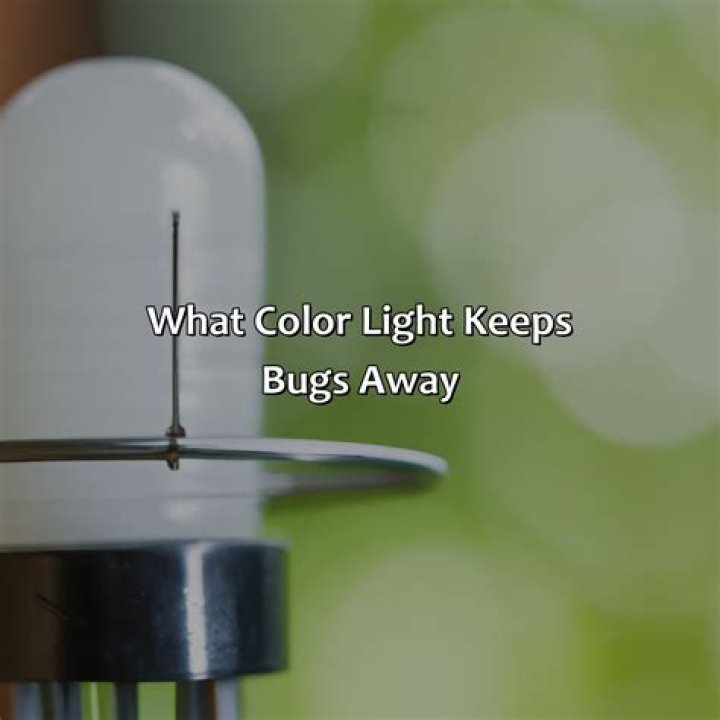What color LED light keeps bugs away