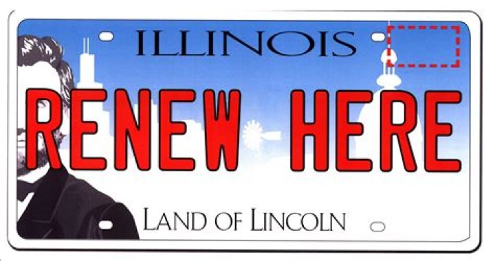 What do I need to bring to renew my license plate sticker in Illinois