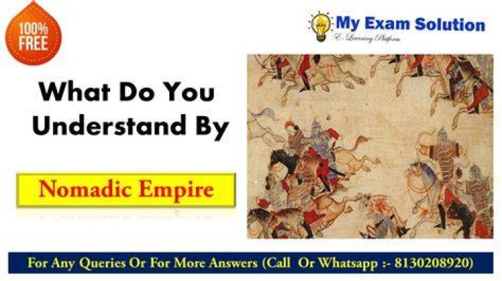What do you mean by nomadic empire