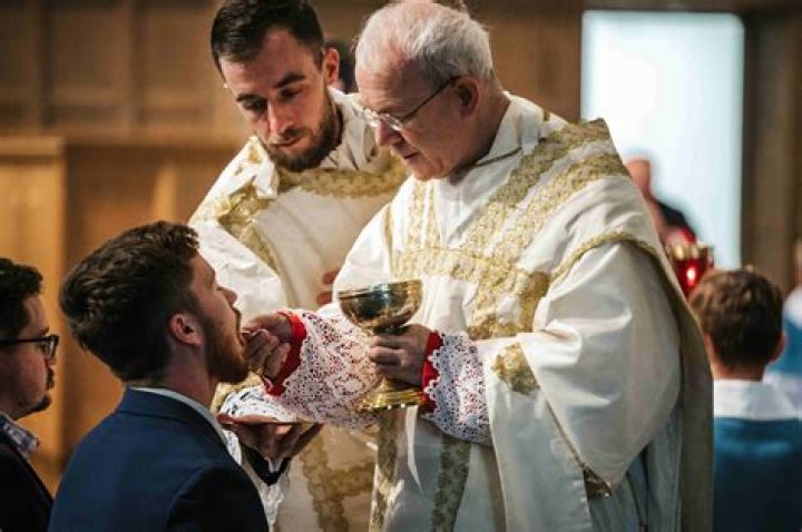 What do you say during communion