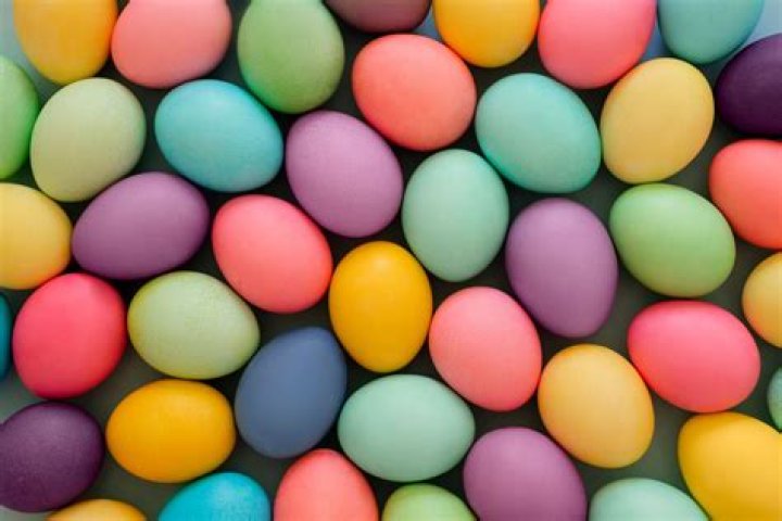 What do you use to dry colored Easter eggs