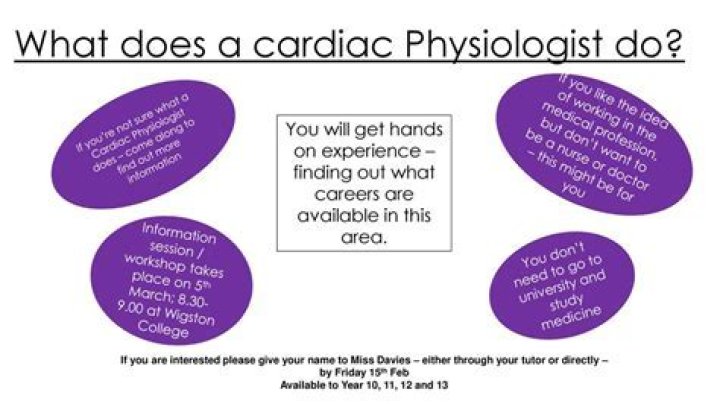 What does a cardiac physiologist do