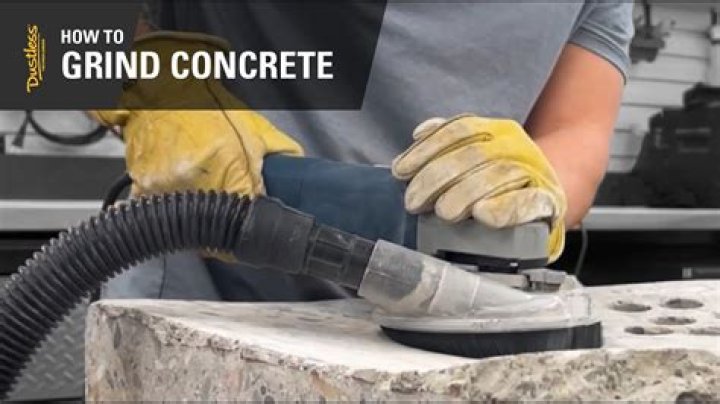 What does a concrete grinder do