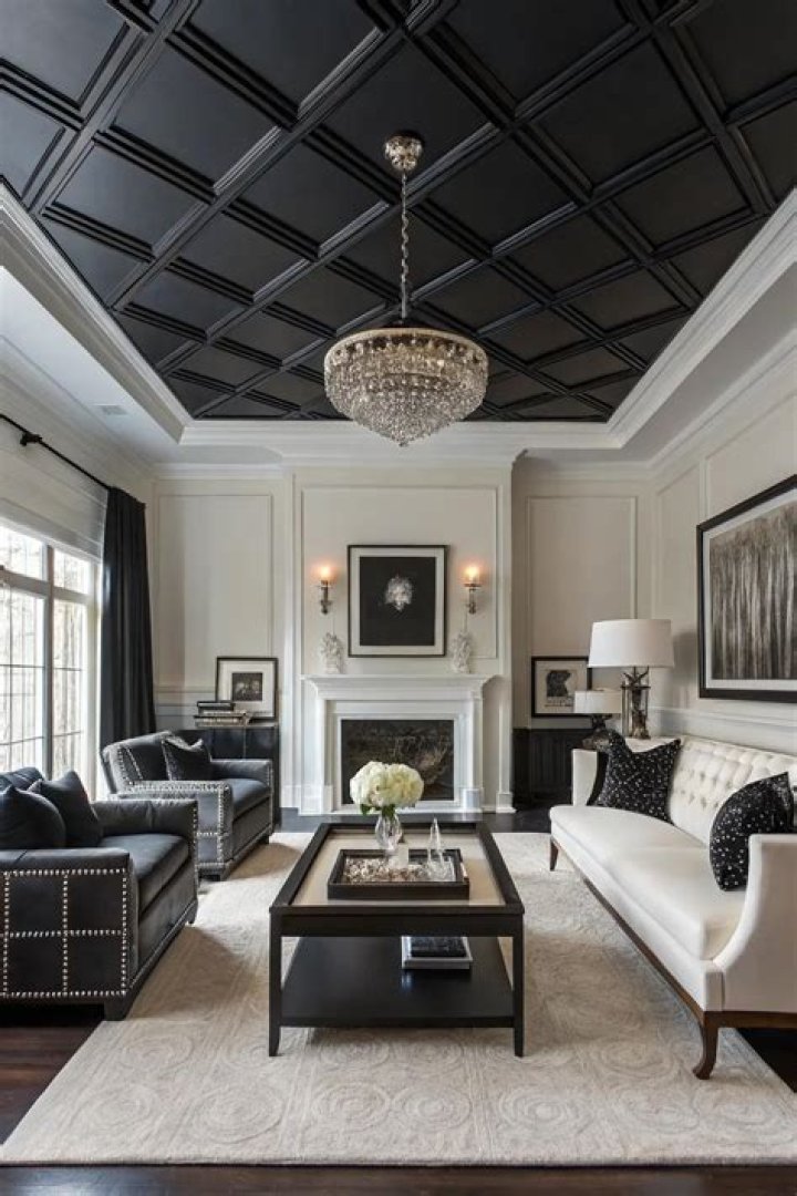 What does a dark ceiling do