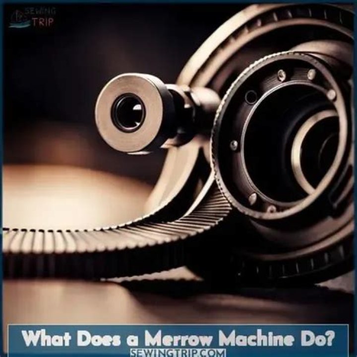 What does a Merrow machine do