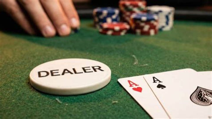 What does a poker dealer do