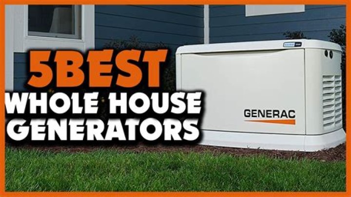 What does a whole house generator run on