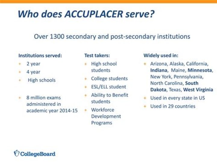 What does accuplacer mean
