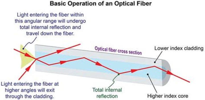 What does an optical lead do