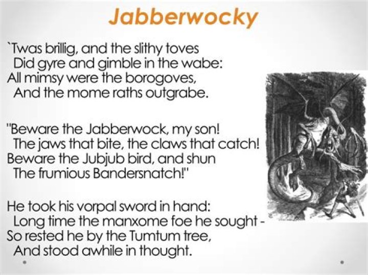 What does Borogoves mean in Jabberwocky