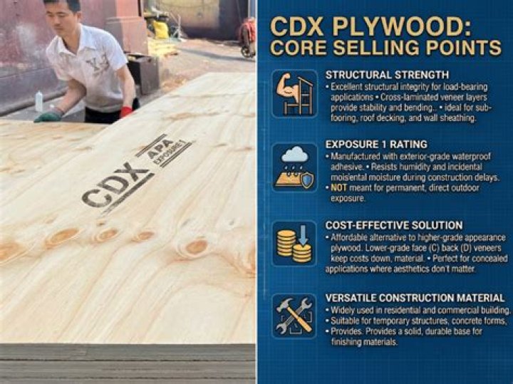 What does CDX on plywood mean