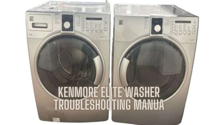 What does dE1 mean on Kenmore washer