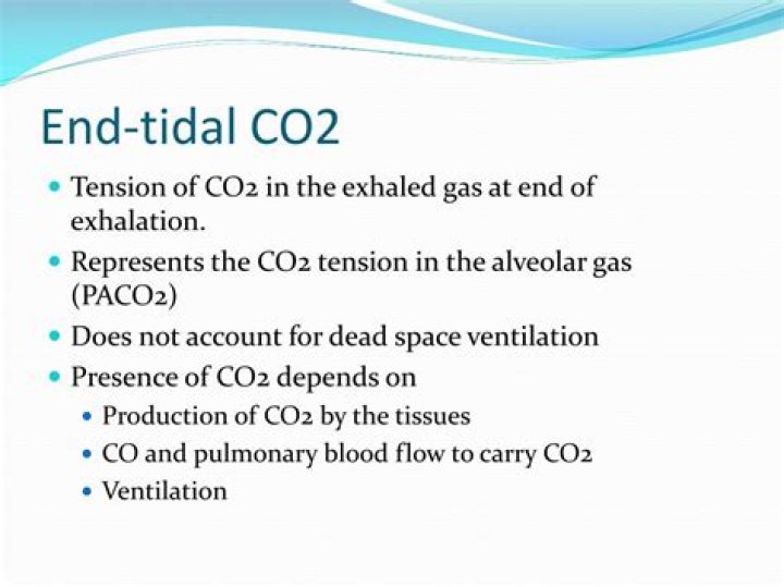 What does end-tidal CO2 tell you