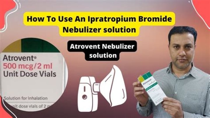 What does ipratropium bromide nasal solution do
