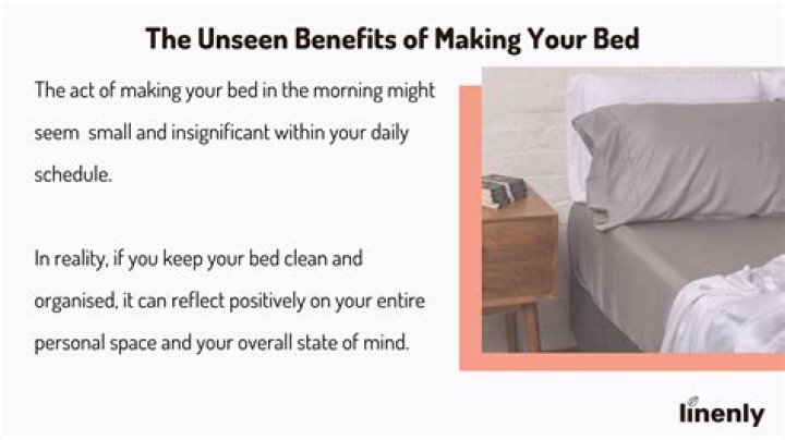 What does it mean to make your bed