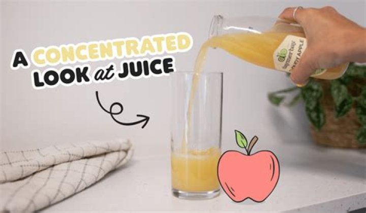 What does juice not from concentrate mean