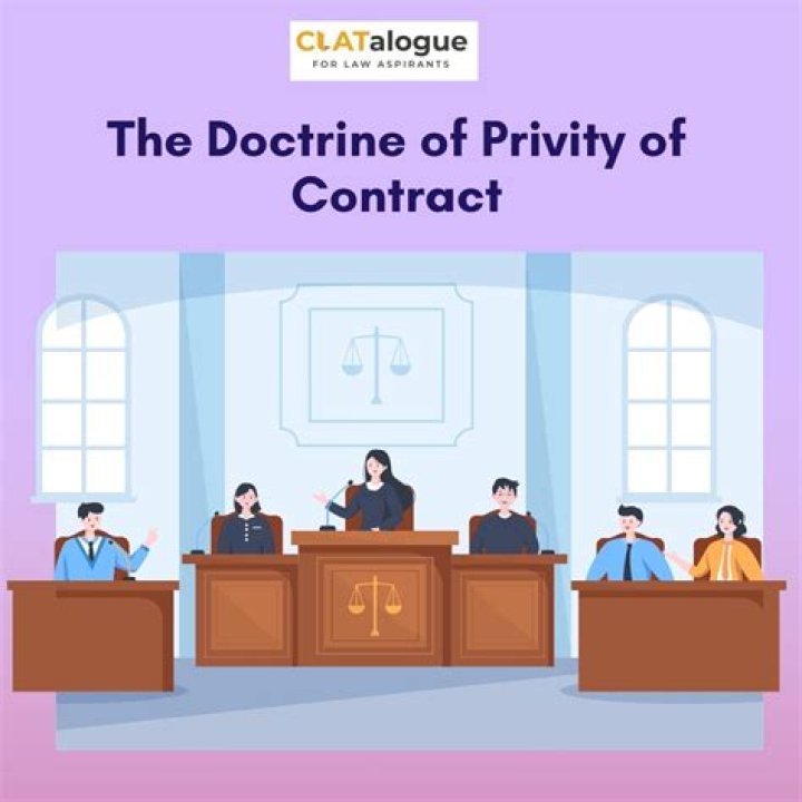 What does privity of contract mean
