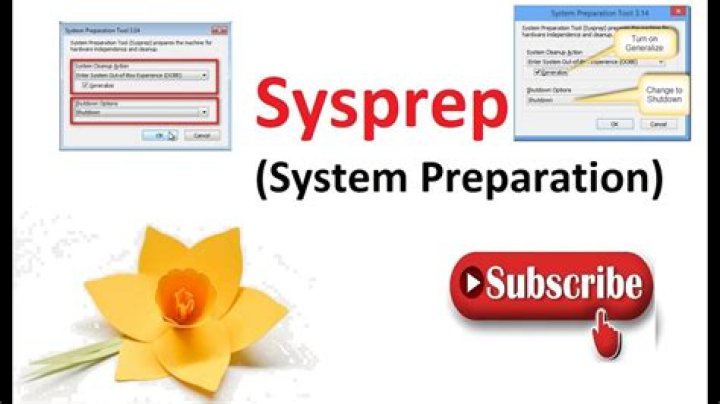 What does Sysprep generalize do