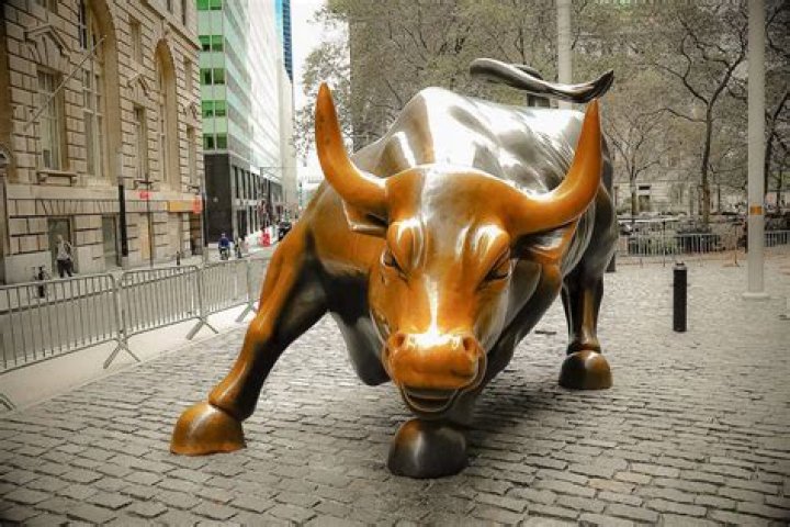 What does the charging bull symbolize